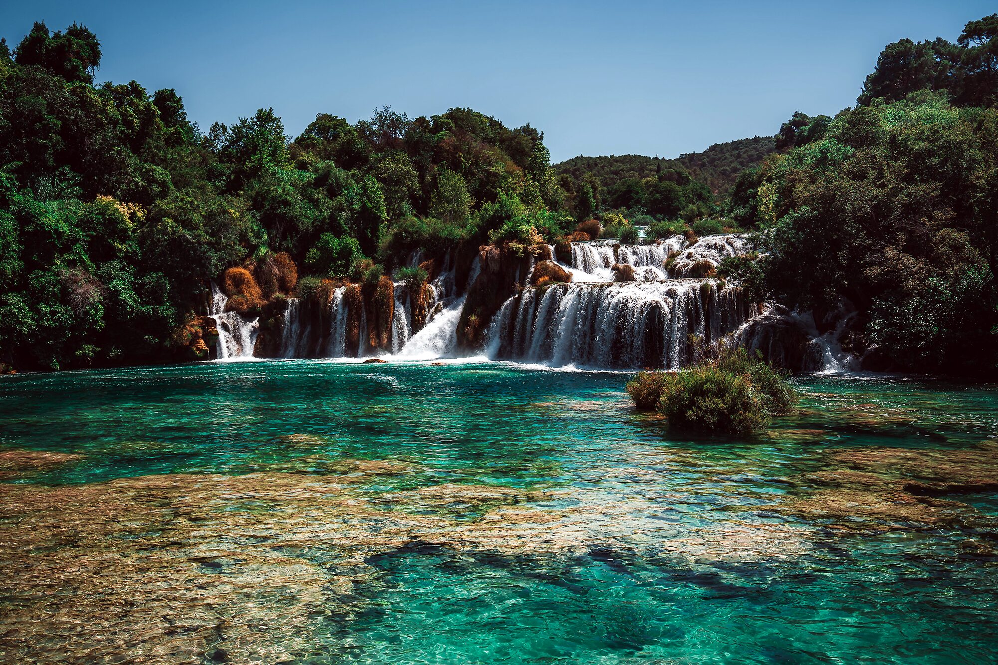 Skradinski buk, sedreni slapovi Nacionalnog parka Krka